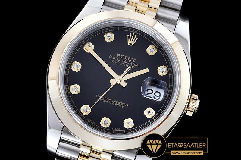 R2DJ0199B - DateJust 2 Wrap YGSS Smt BlkDiams Jub Noob A3235 - 01.jpg